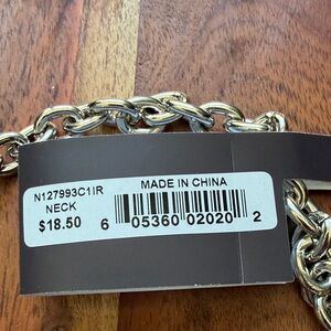 G by Guess Silver Chain Necklace